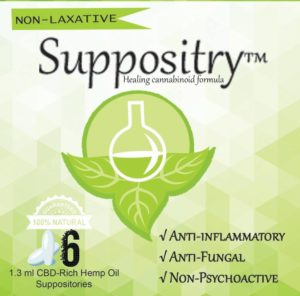 Suppositry - CBD-Rich Hemp Oil Infused Suppositories